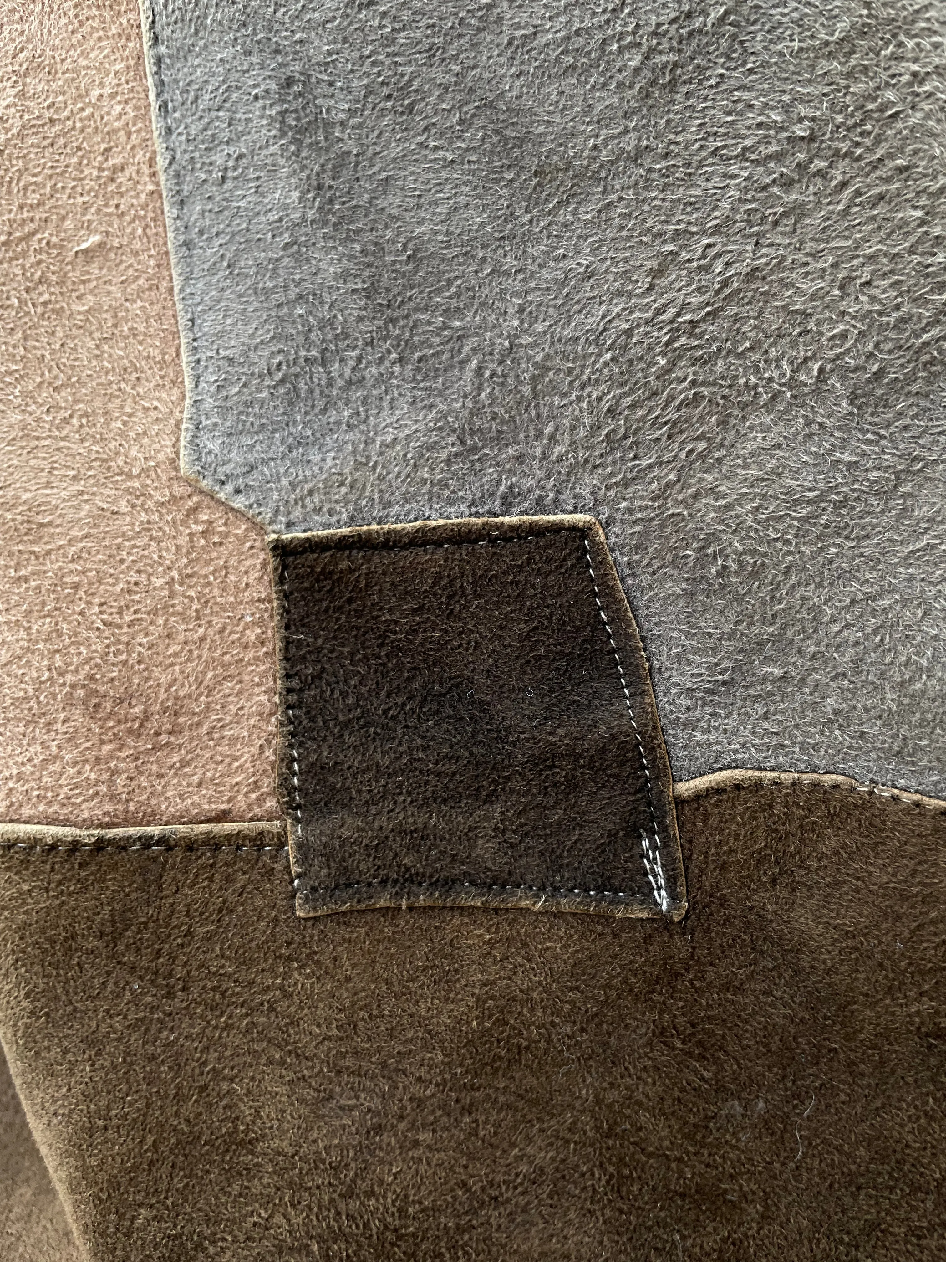 1960s Patchwork Suede Jacket