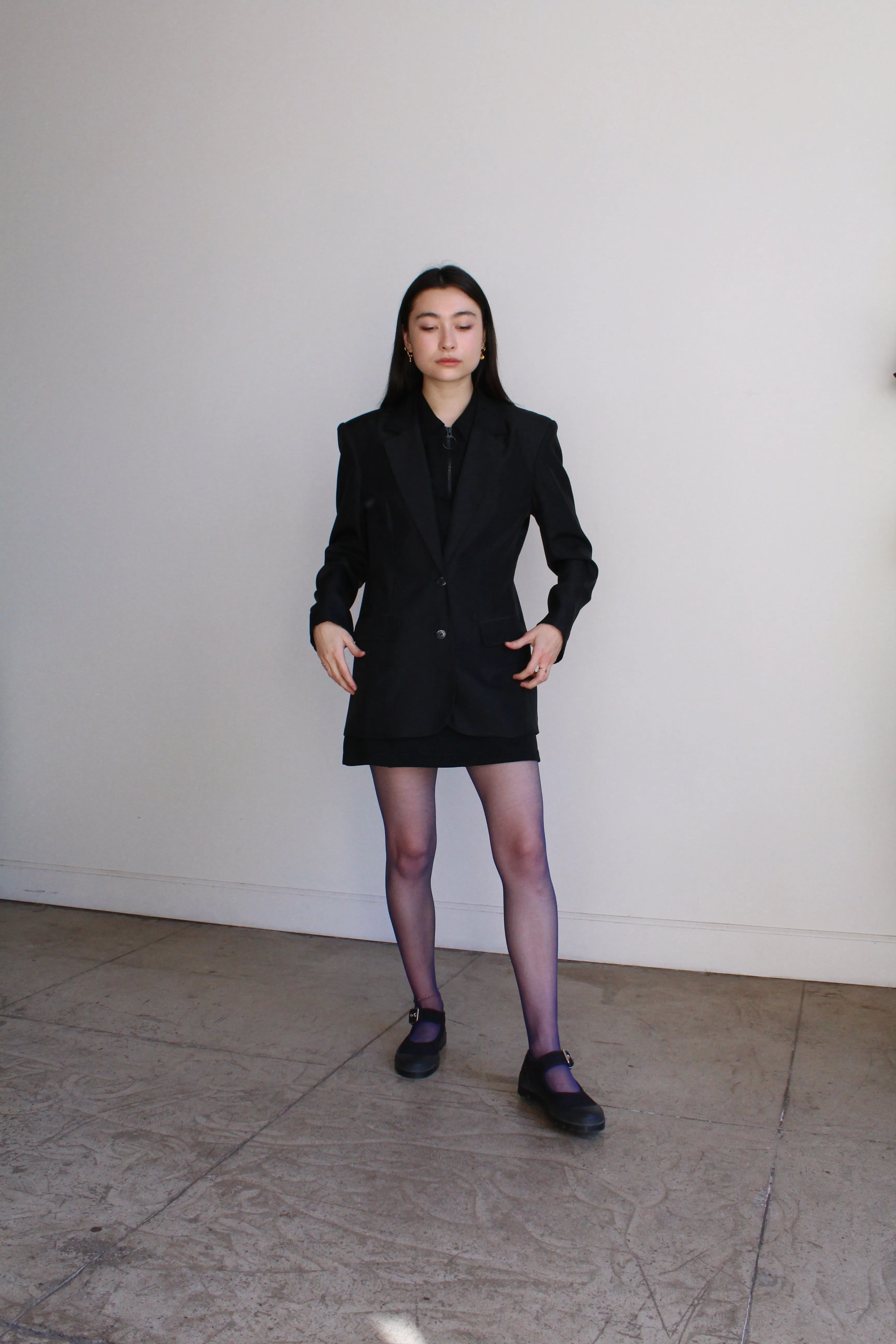 1980s Black Blazer