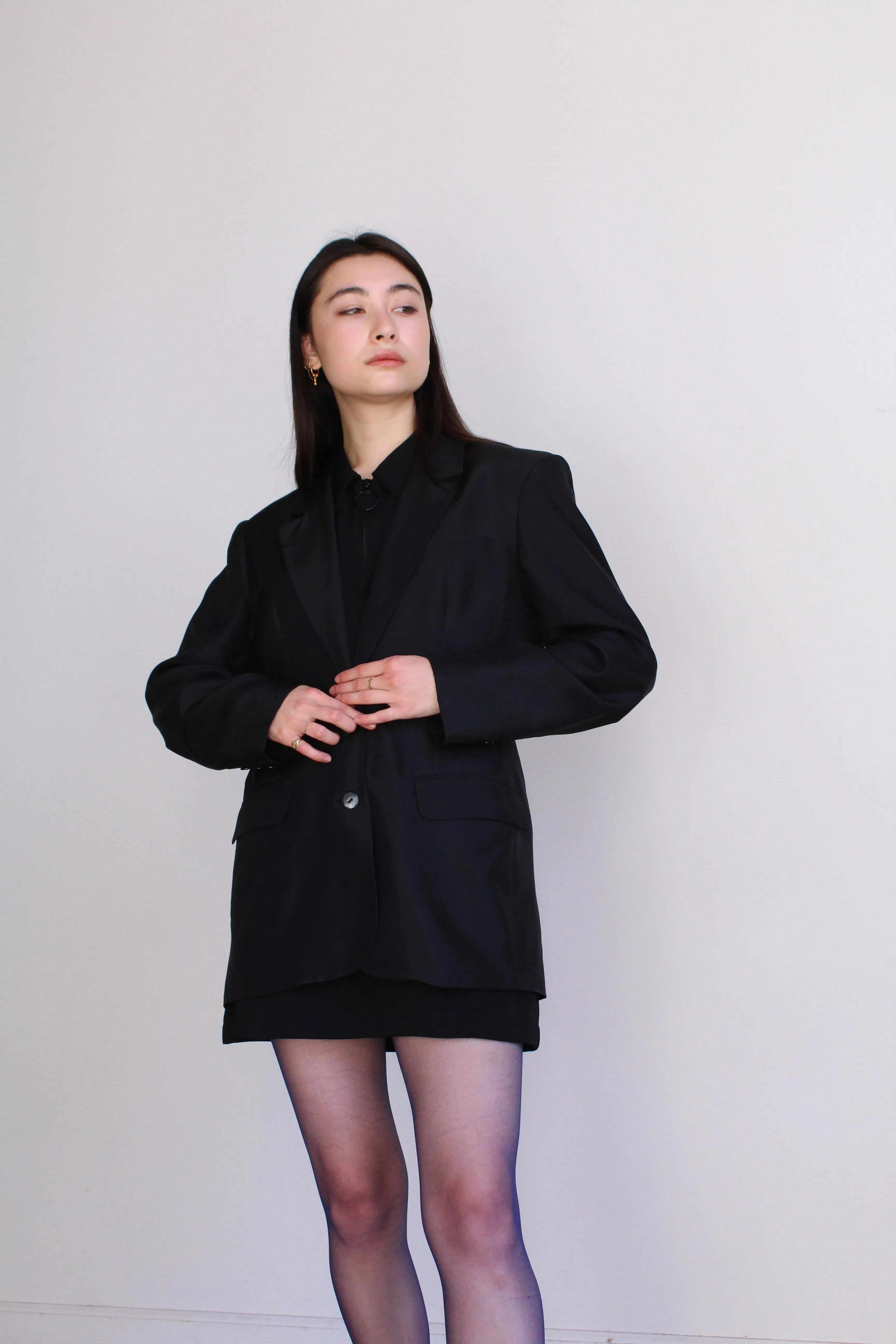 1980s Black Blazer