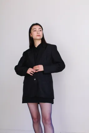 1980s Black Blazer