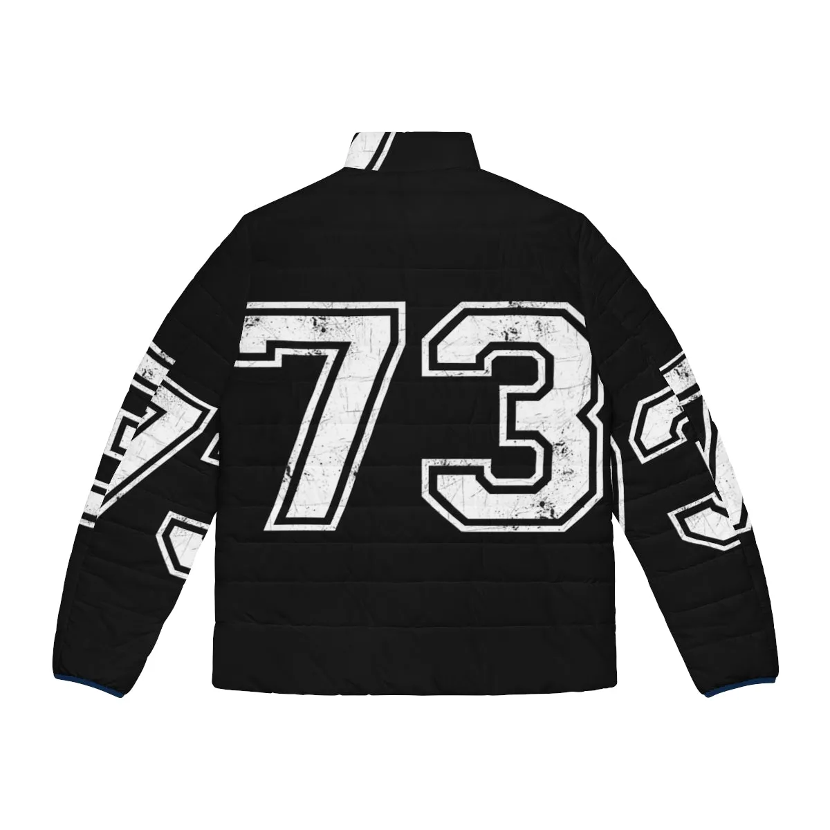 73 Jersey Sports Puffer Jacket - Number 73 Athletic Jacket