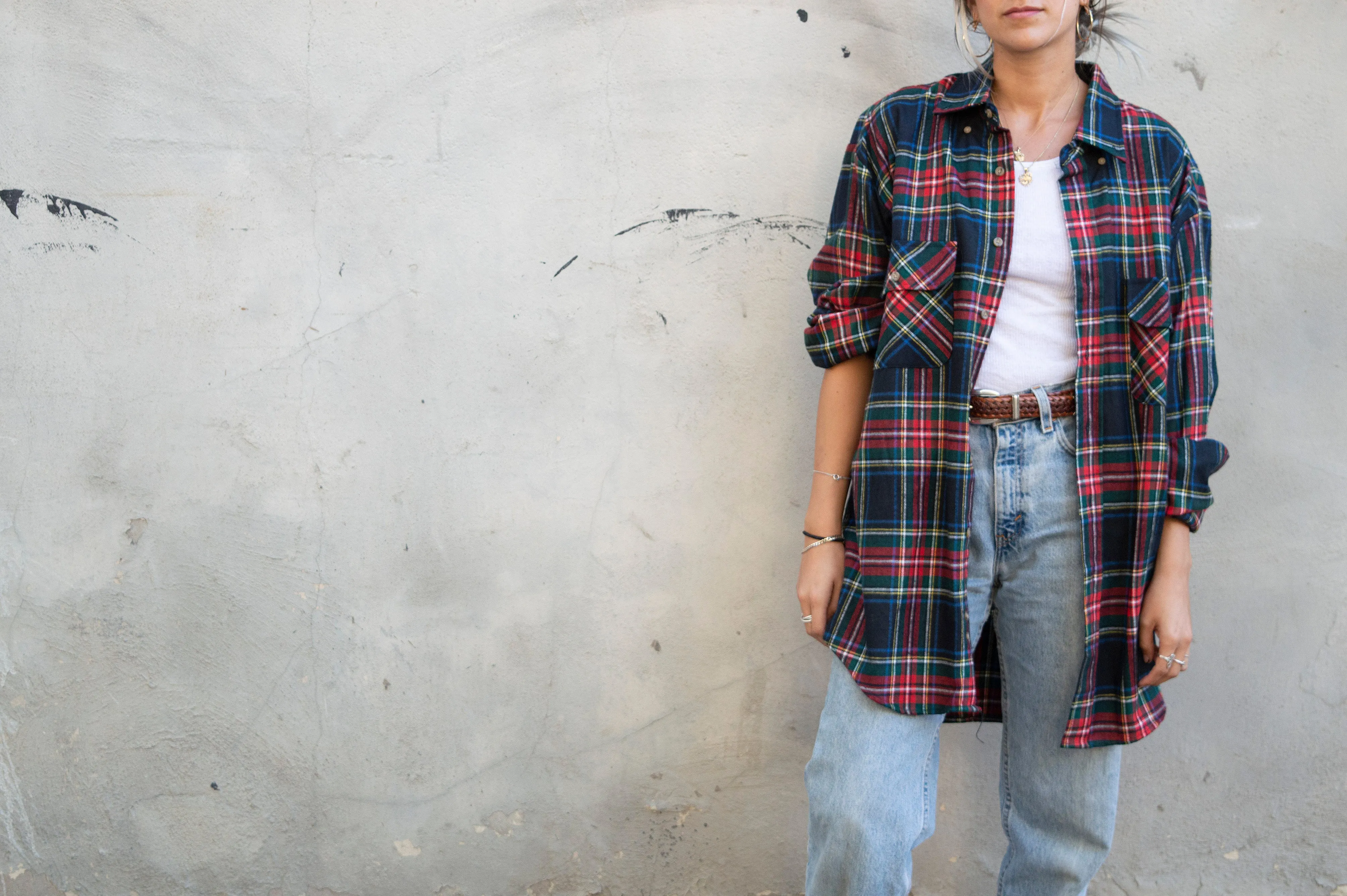 90's oversized flannel