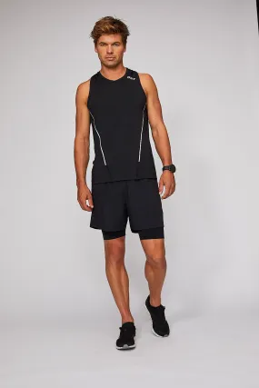 Active Quick Drying and Flexible Performance Run Singlet for Men