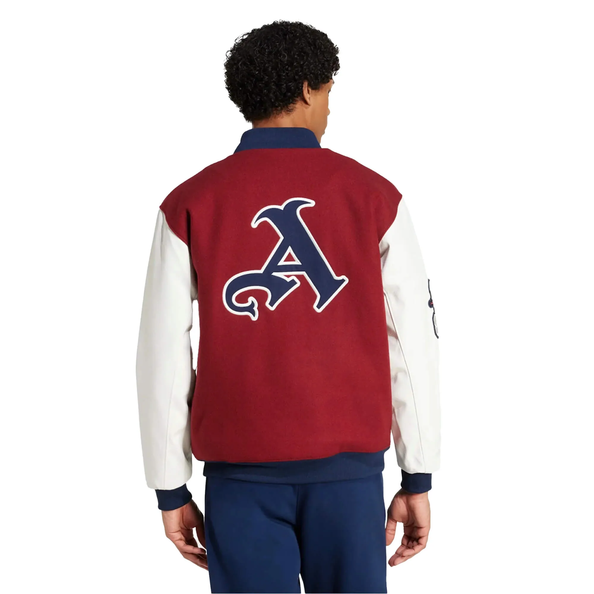 adidas Men's Arsenal 2024/25 VRCT Jacket Burgundy/White/Navy
