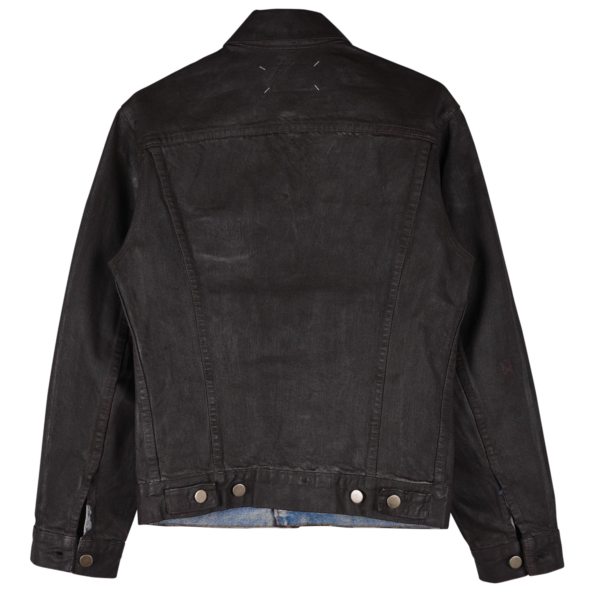 ARTISANAL PAINT DENIM JACKET / BLACK