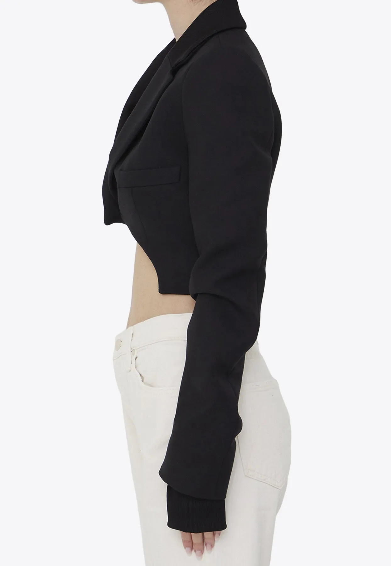 Asymmetrical Cropped Jacket