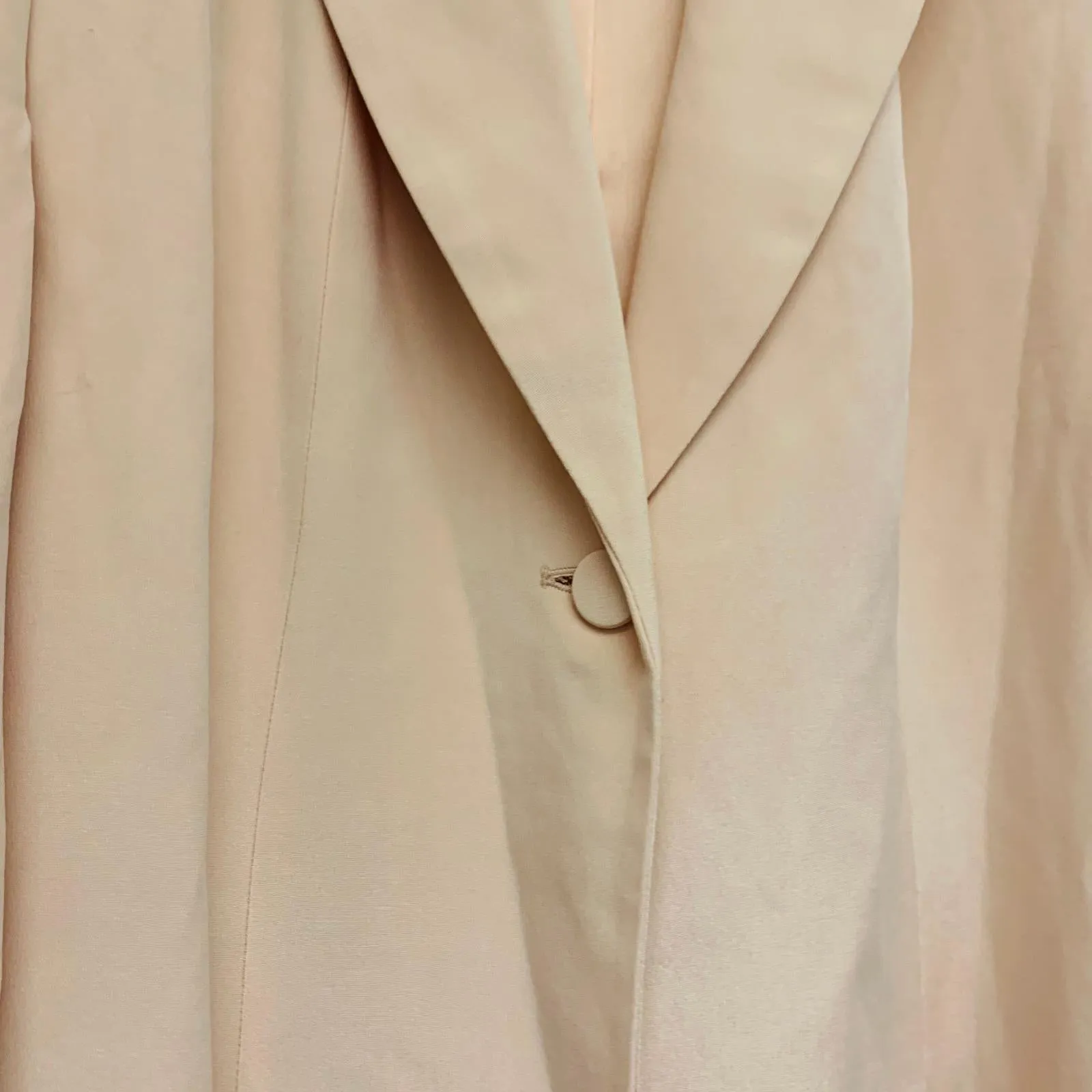 AUGUST SILK COLLECTION Pink Ladies Long Sleeve Collared Overcoat Jacket UK 12