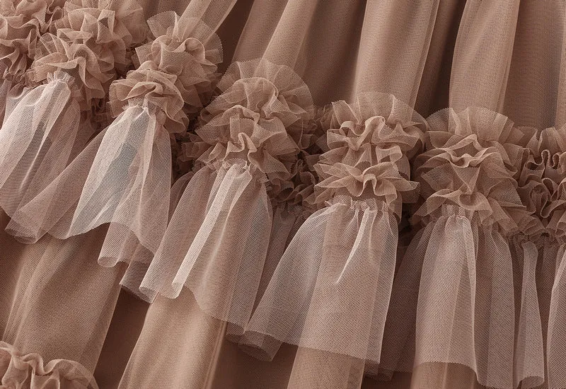 Autumn Winter Tiered Skirt