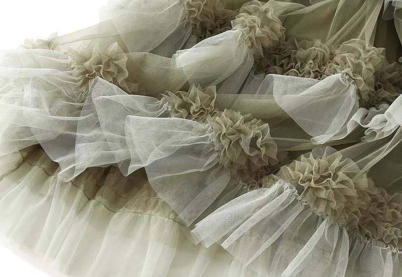 Autumn Winter Tiered Skirt