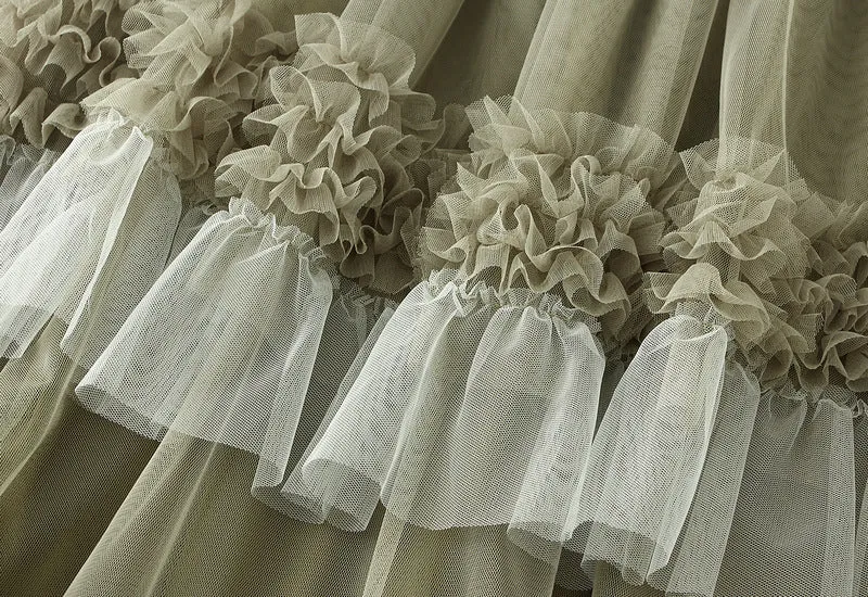 Autumn Winter Tiered Skirt