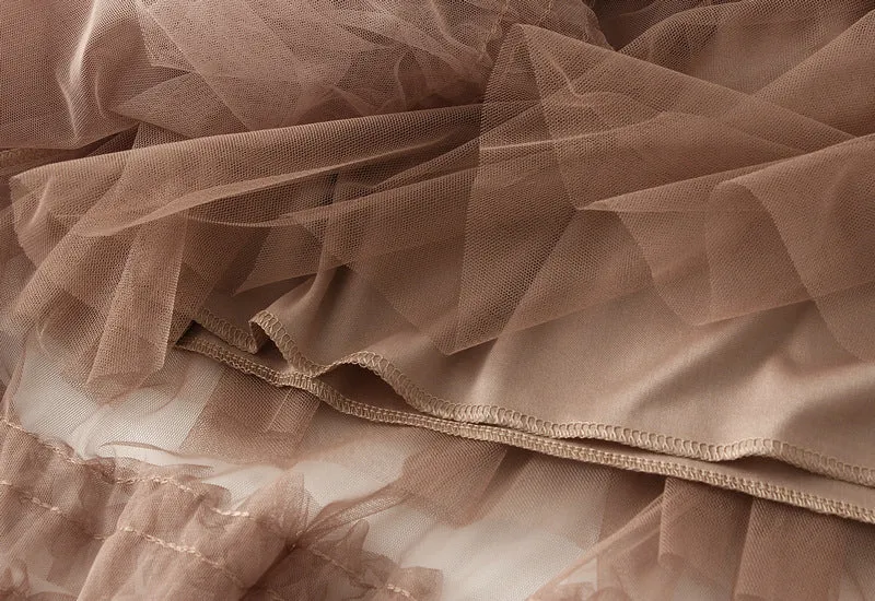 Autumn Winter Tiered Skirt