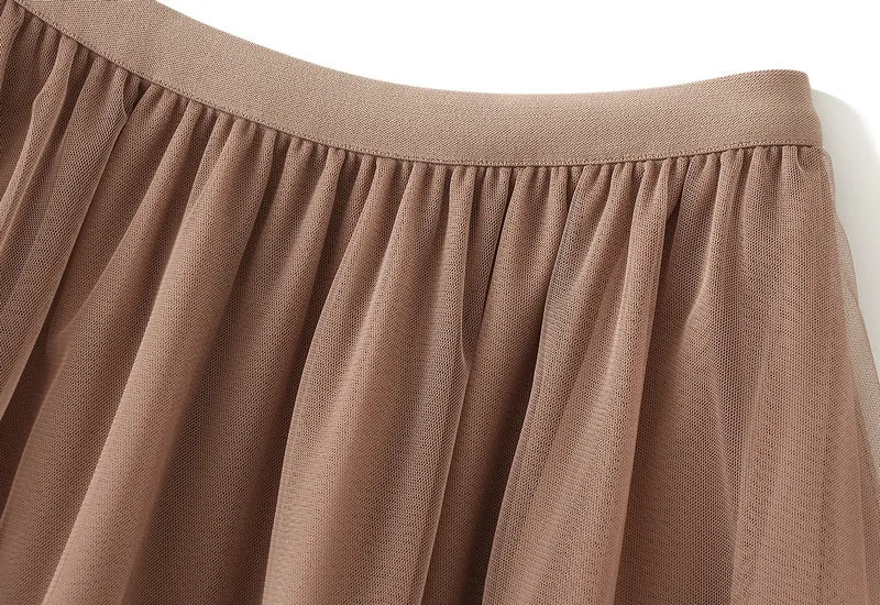 Autumn Winter Tiered Skirt