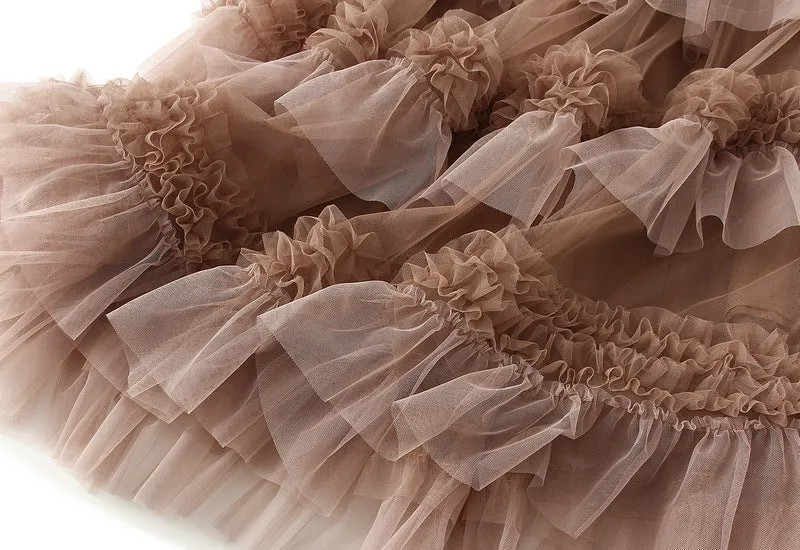 Autumn Winter Tiered Skirt