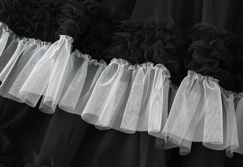 Autumn Winter Tiered Skirt