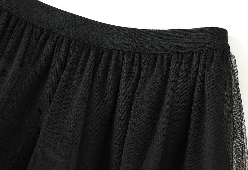 Autumn Winter Tiered Skirt