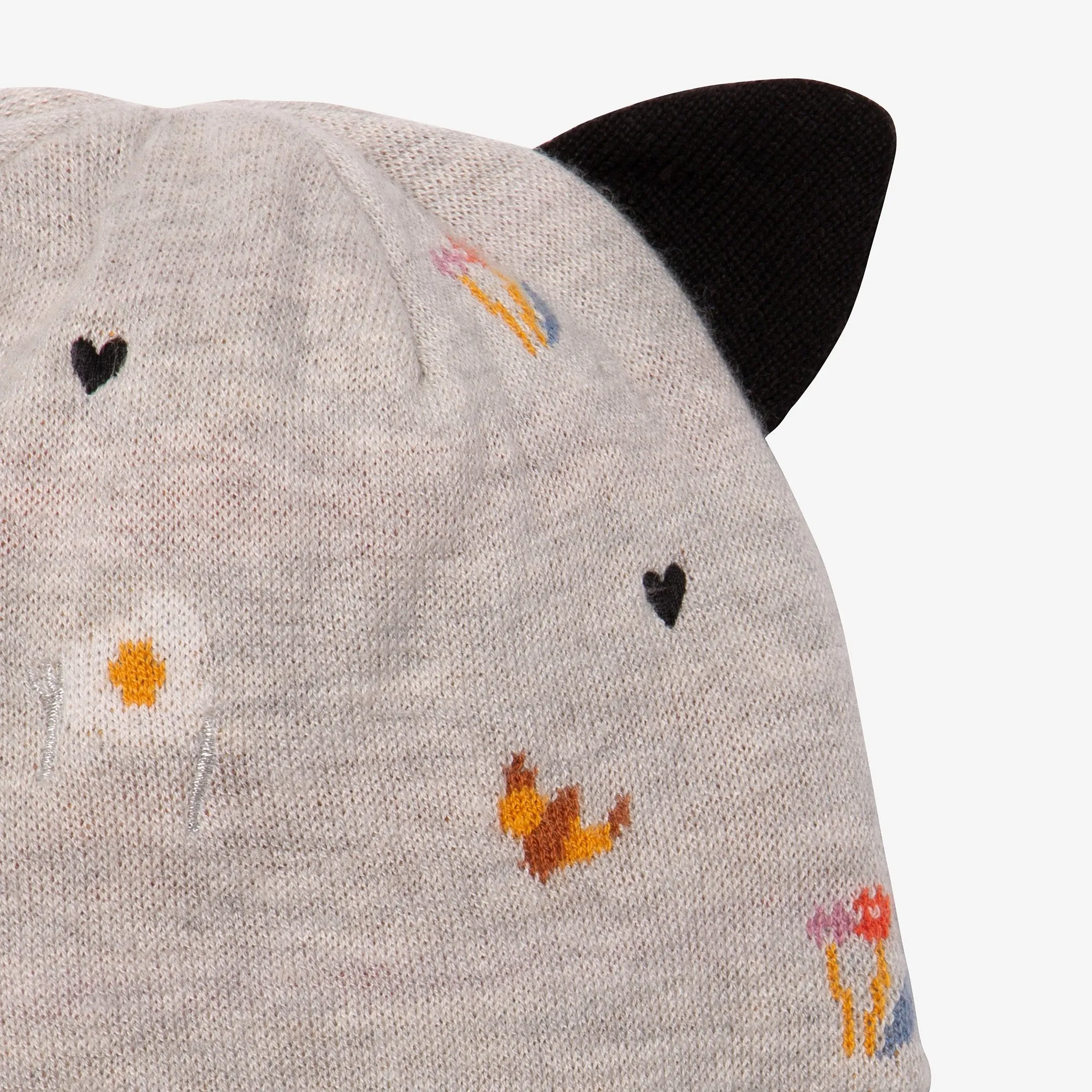 Baby girl grey hat