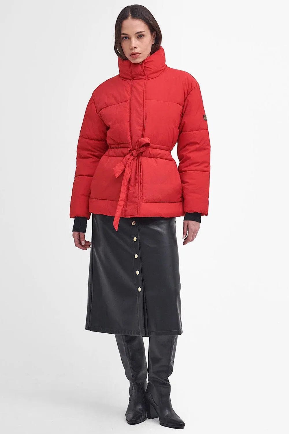 Barbour International Cindy Puffer Μπουφάν Κόκκινο LQU1779RE51