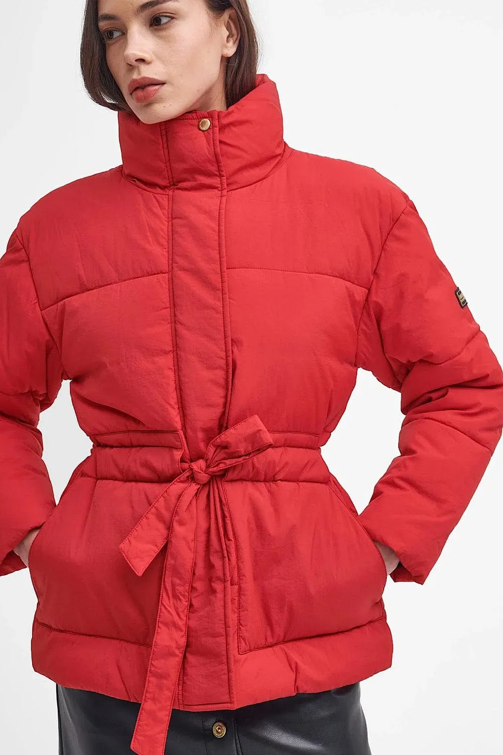 Barbour International Cindy Puffer Μπουφάν Κόκκινο LQU1779RE51