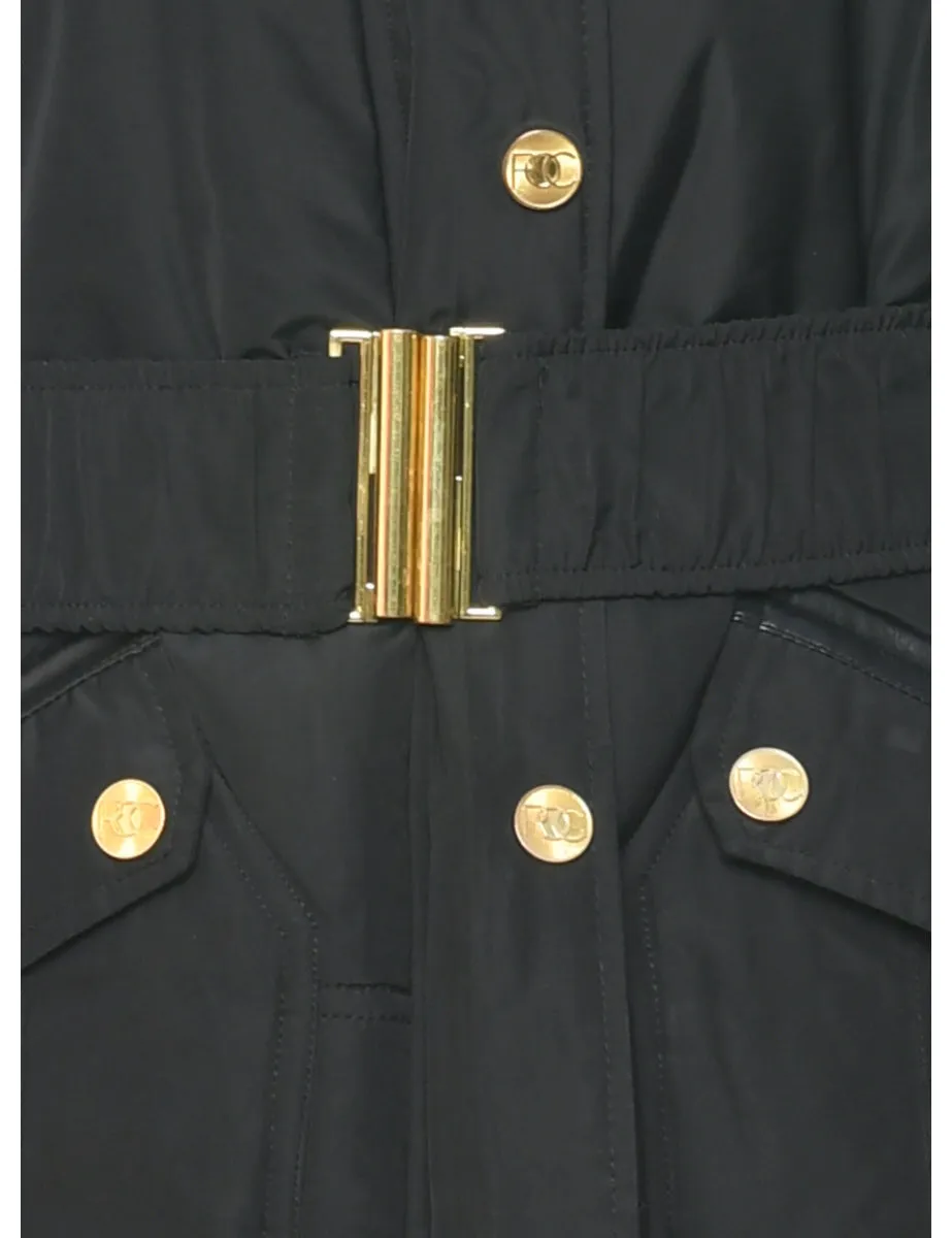 Black Puffer Jacket - M