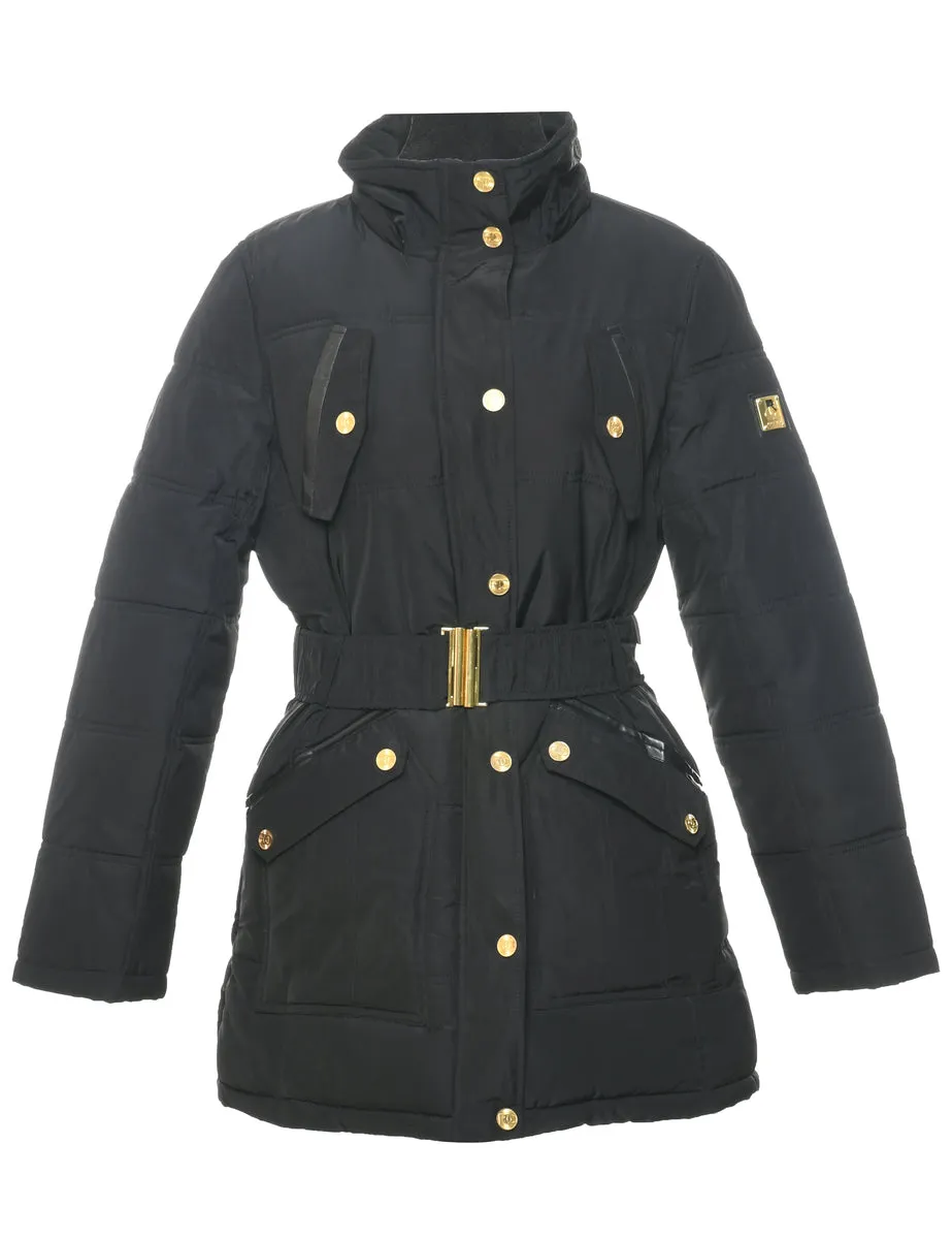 Black Puffer Jacket - M
