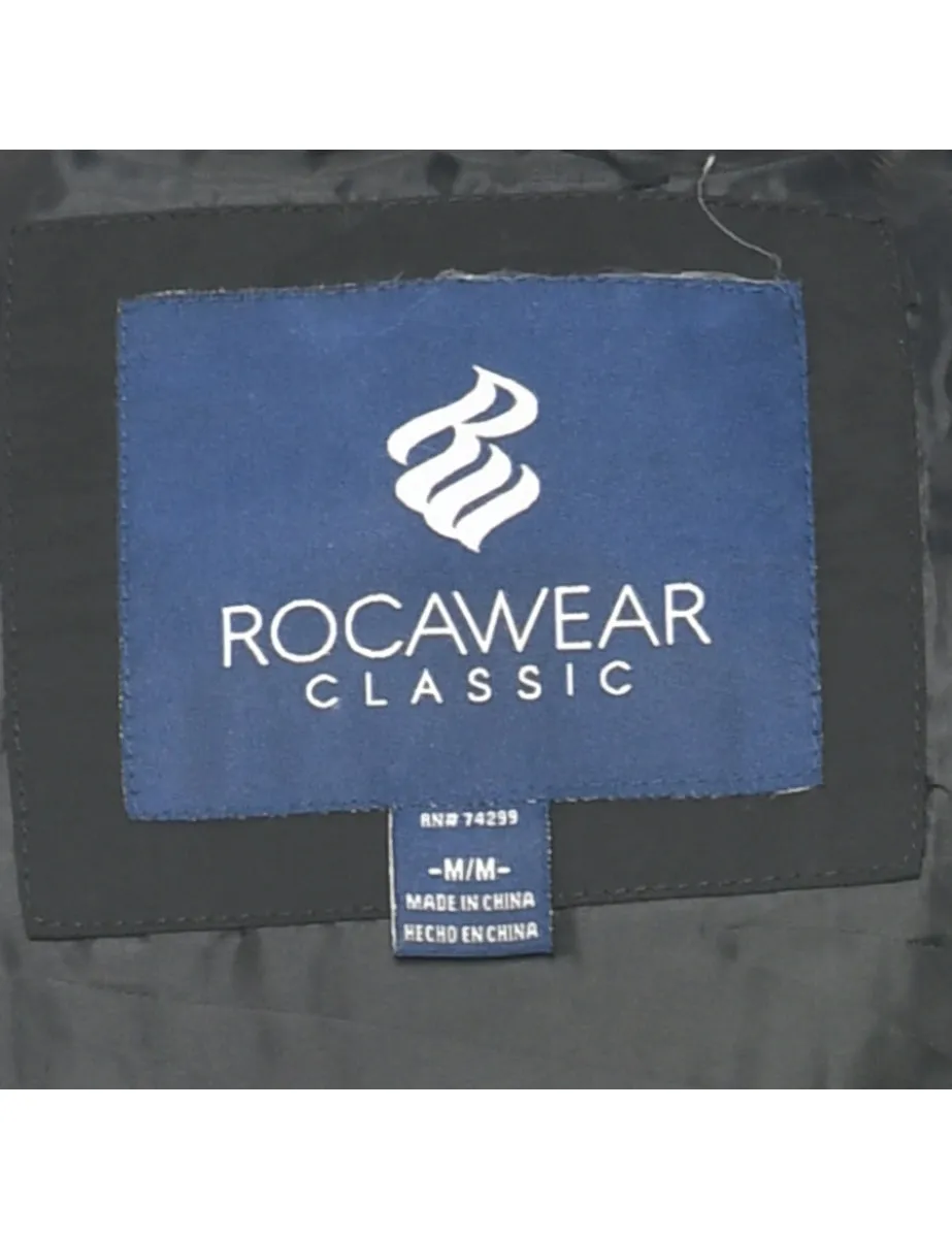 Black Puffer Jacket - M