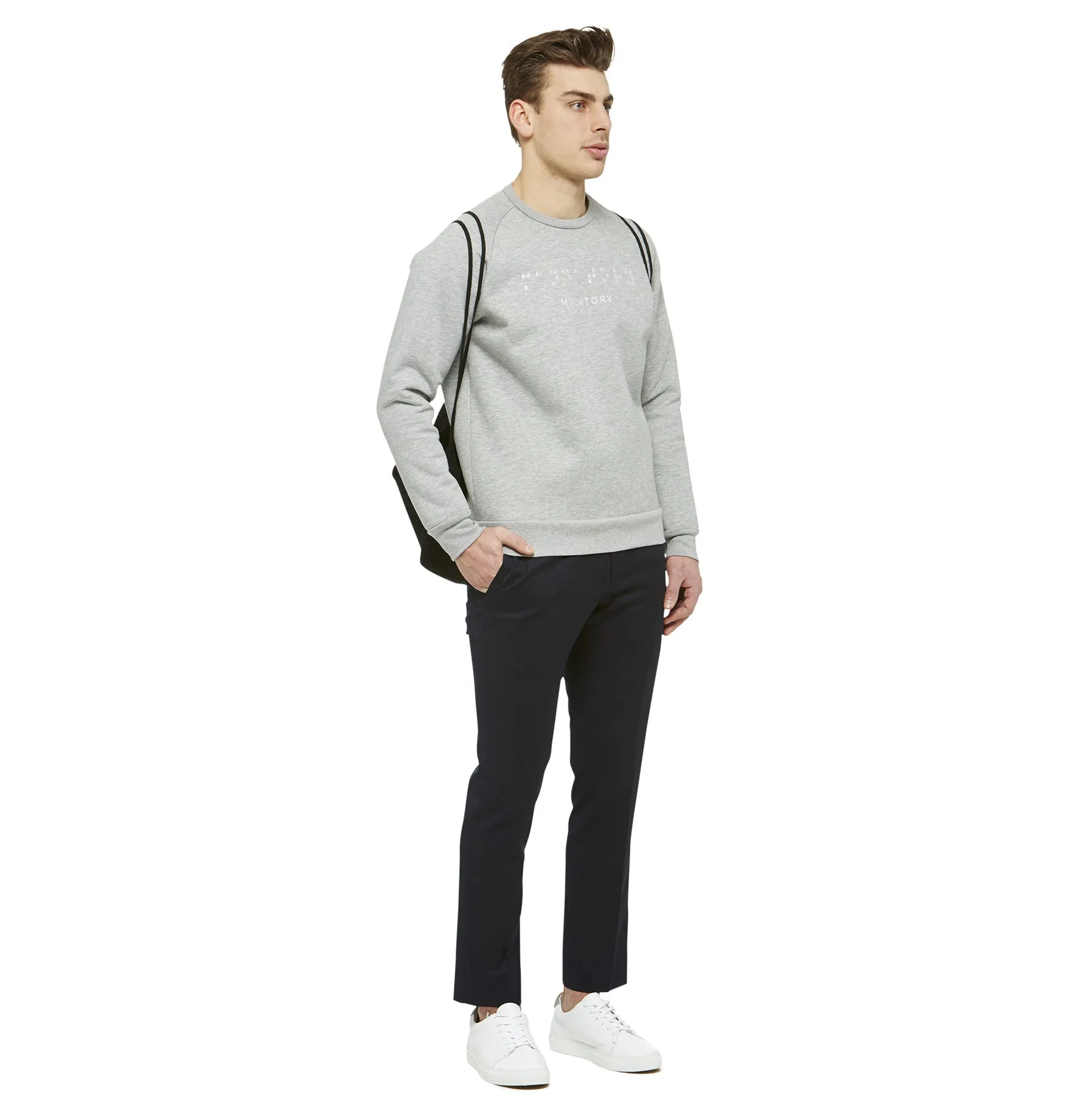 Black Technical Knit Backpack