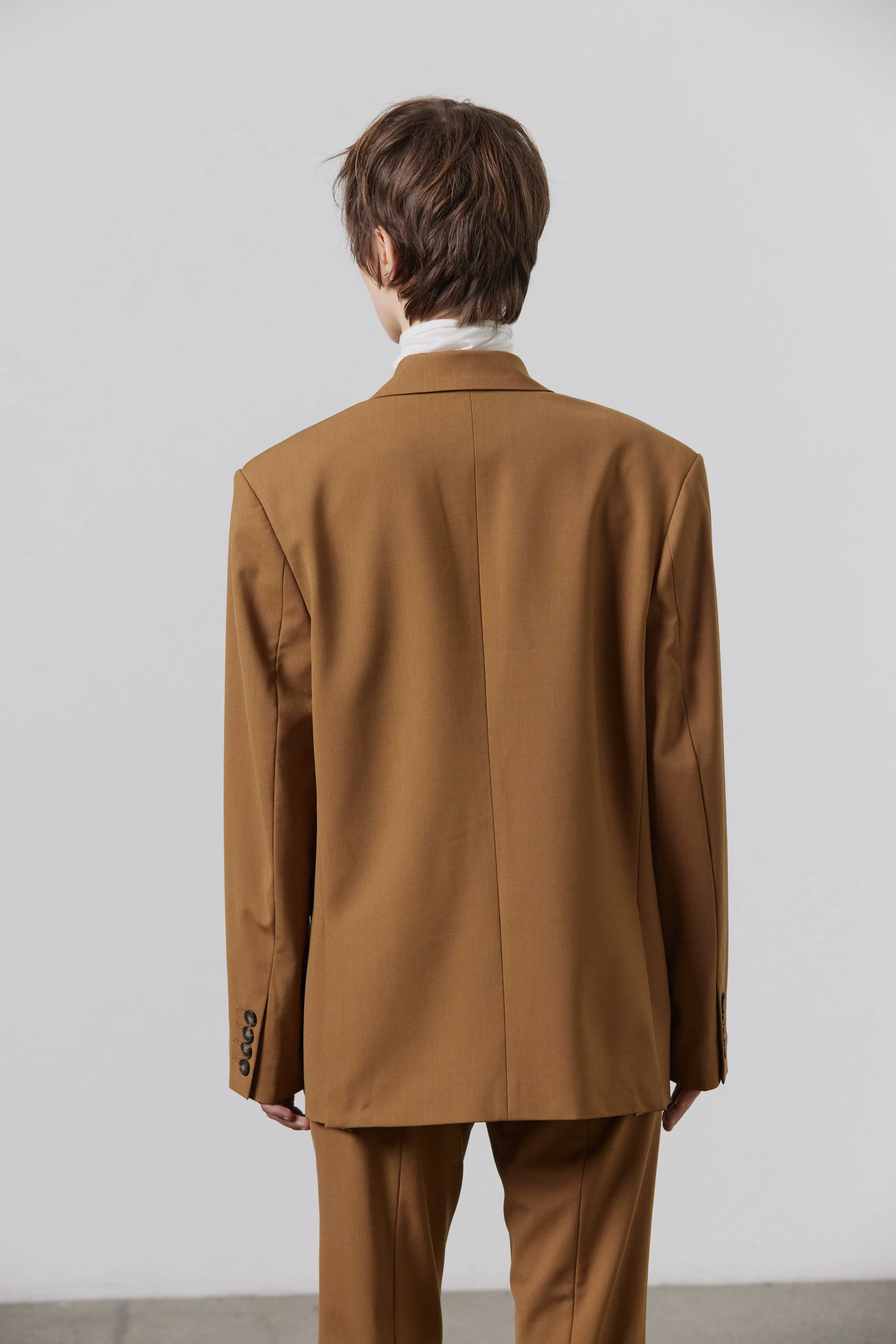 Boston Boyfriend Jacket - Saddle