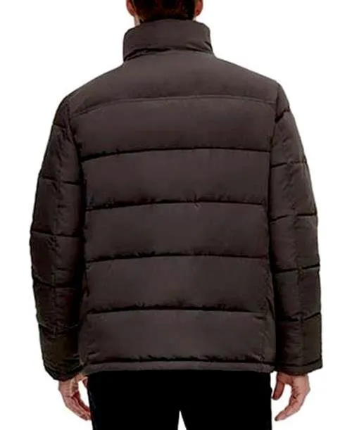 Calvin Klein Men's Full-Zip Puffer Coat Large Black