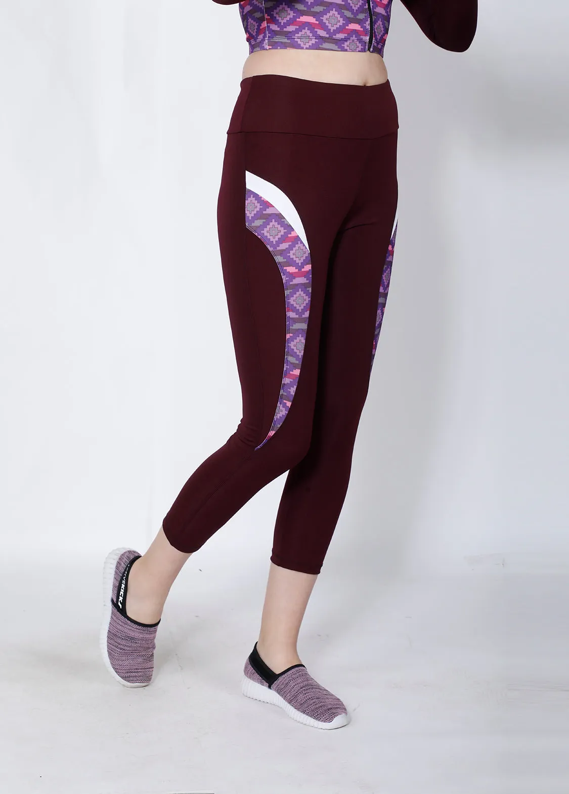 Cherry Red 7/8th tights