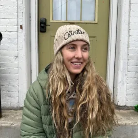 Clinton Sustainable Cable Knit Cuffed Beanie