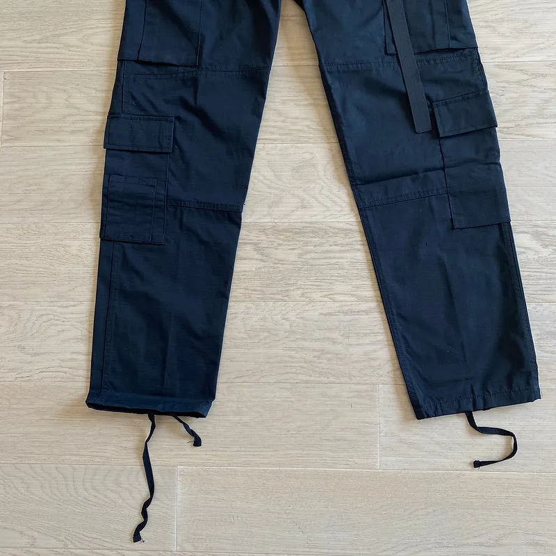 CORTEIZ ALCATRAZ GUERRILAZ CARGO PANTS BLACK/YELLOW