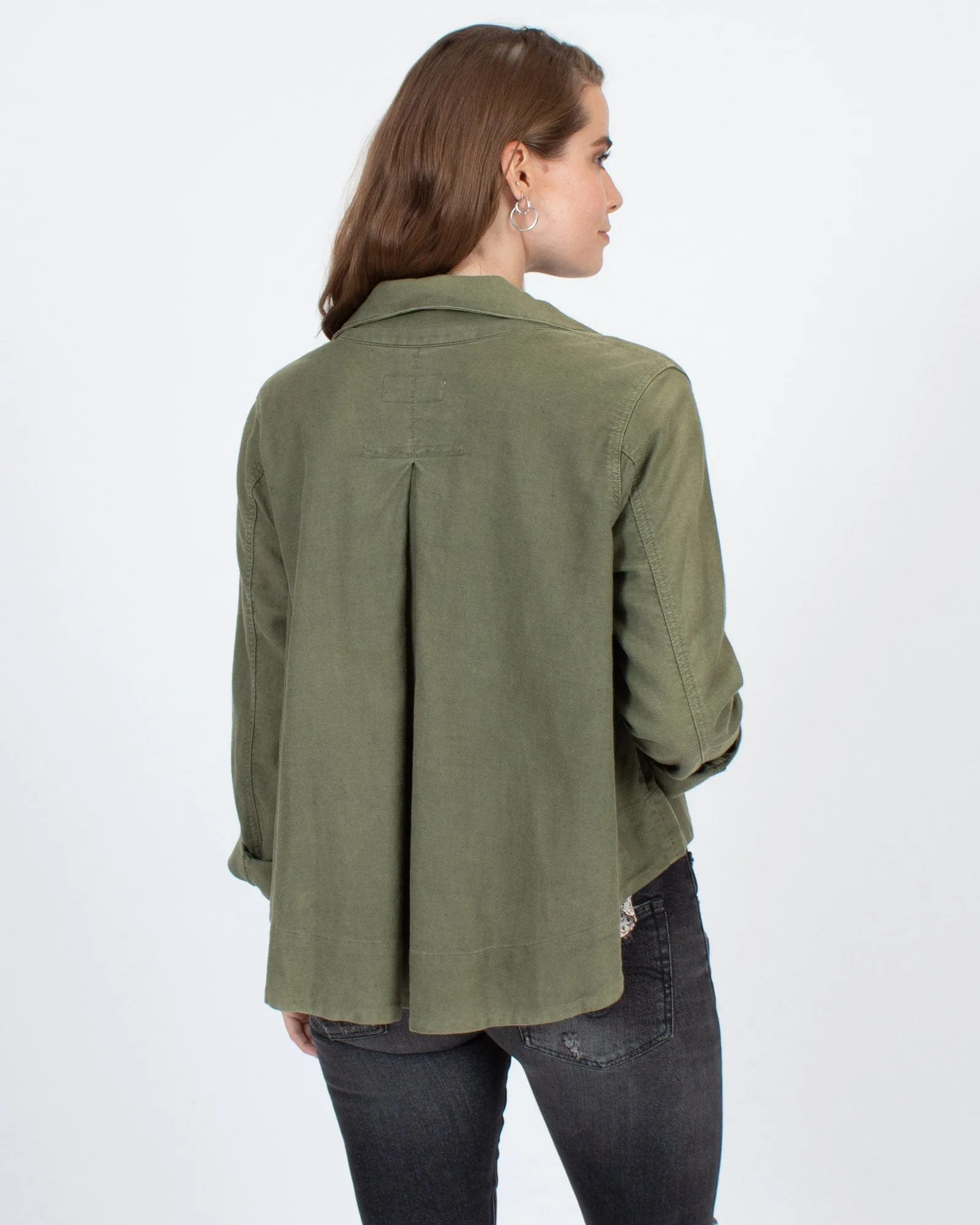 Cropped Cargo Jacket