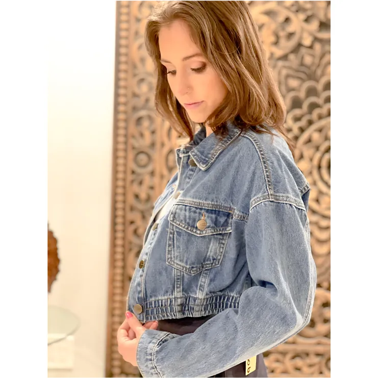 Cropped Denim Jacket