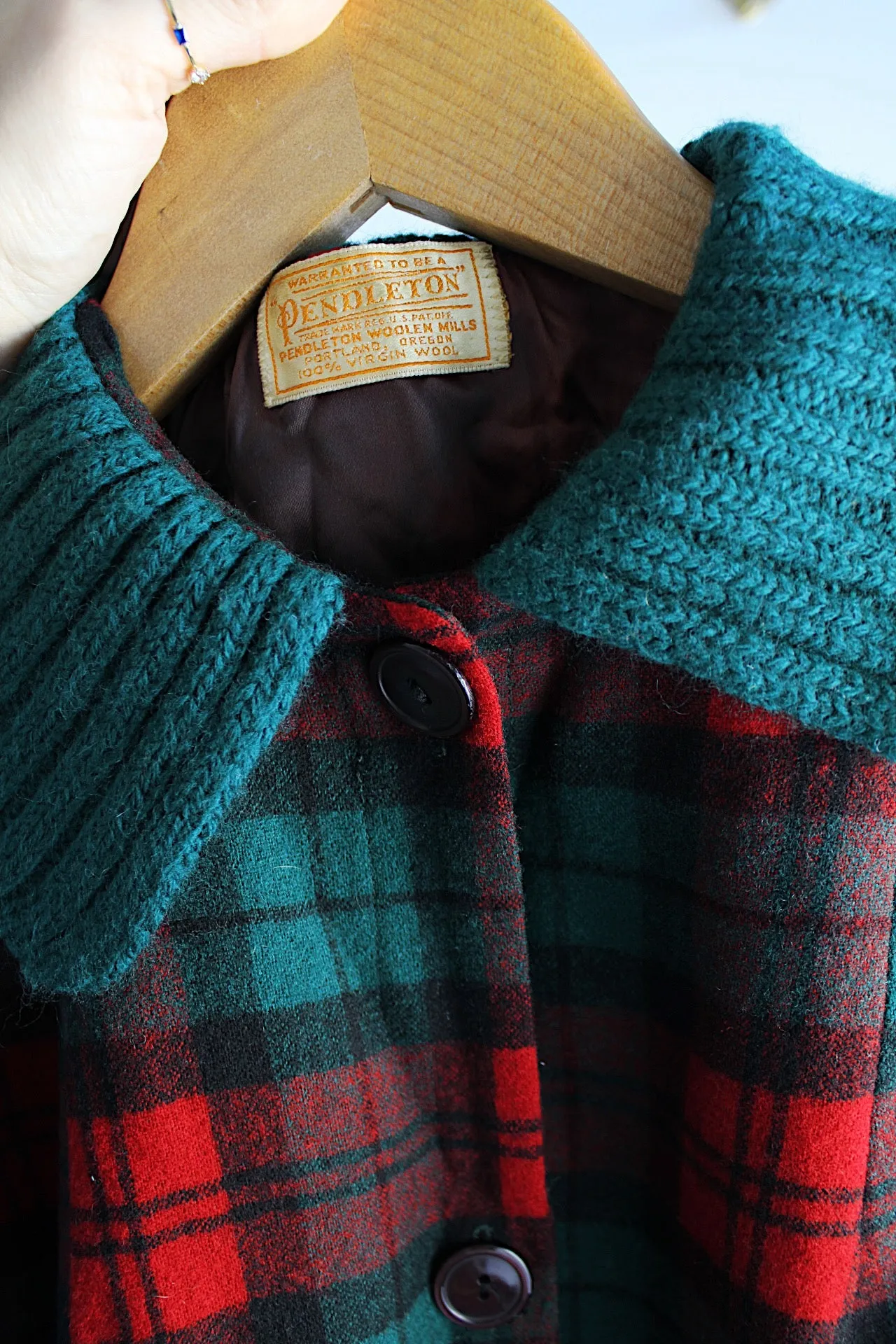Cropped Plaid Jacket