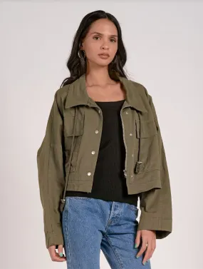 Cropped Trench Jacket