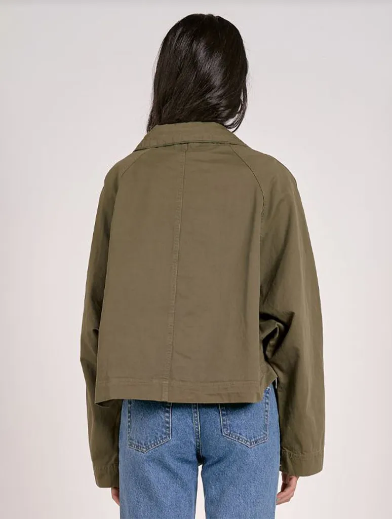 Cropped Trench Jacket