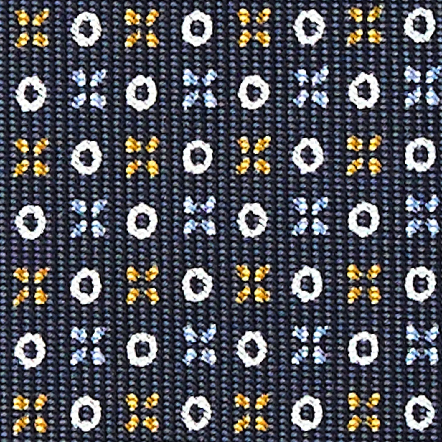 DARK BLUE 5 FOLD SARTORIAL SILK TIE