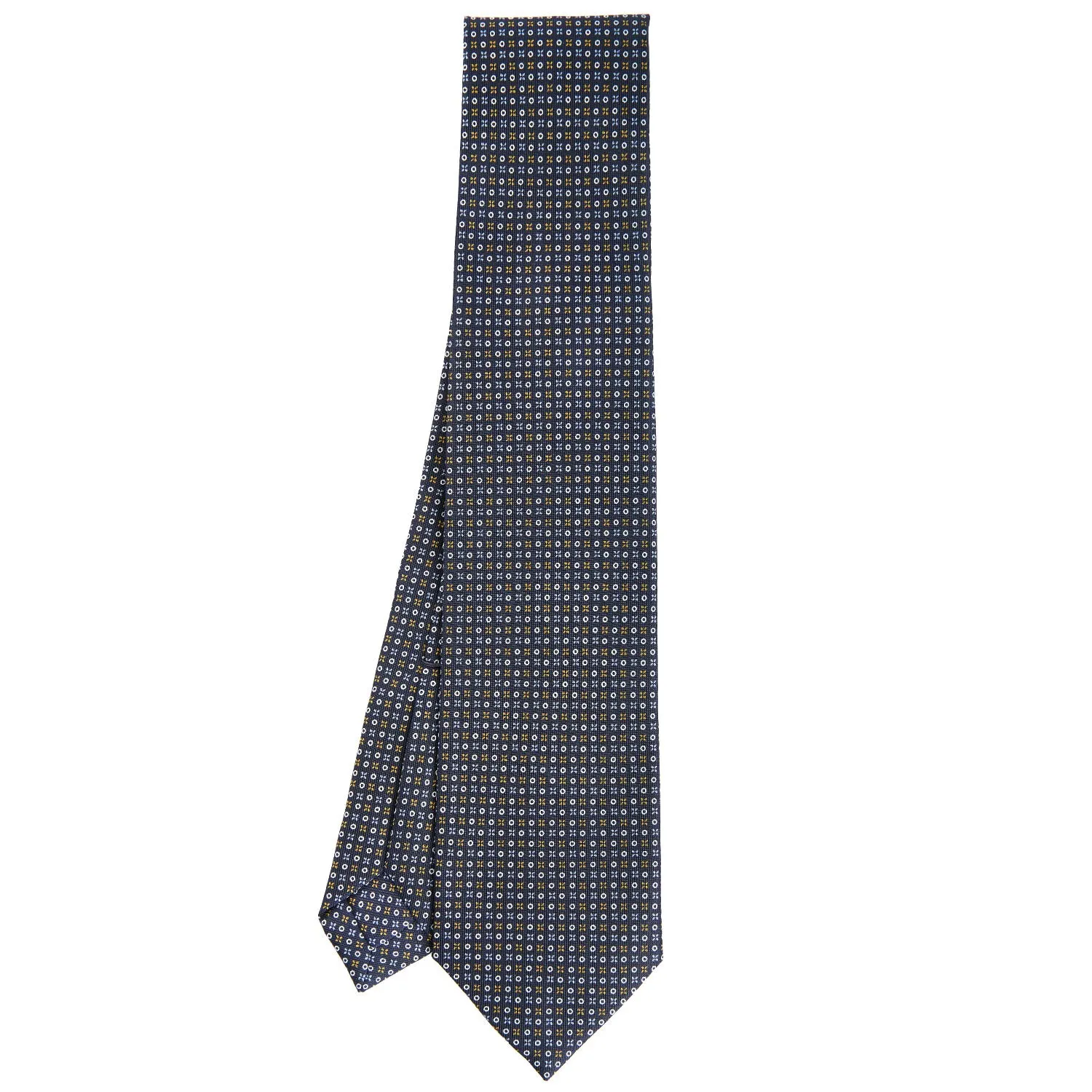 DARK BLUE 5 FOLD SARTORIAL SILK TIE