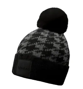 Equetech Houndstooth Waterproof Knit Hat  - Black