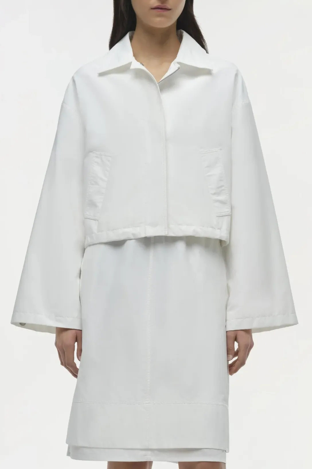 Everli Cotton Jacket | White