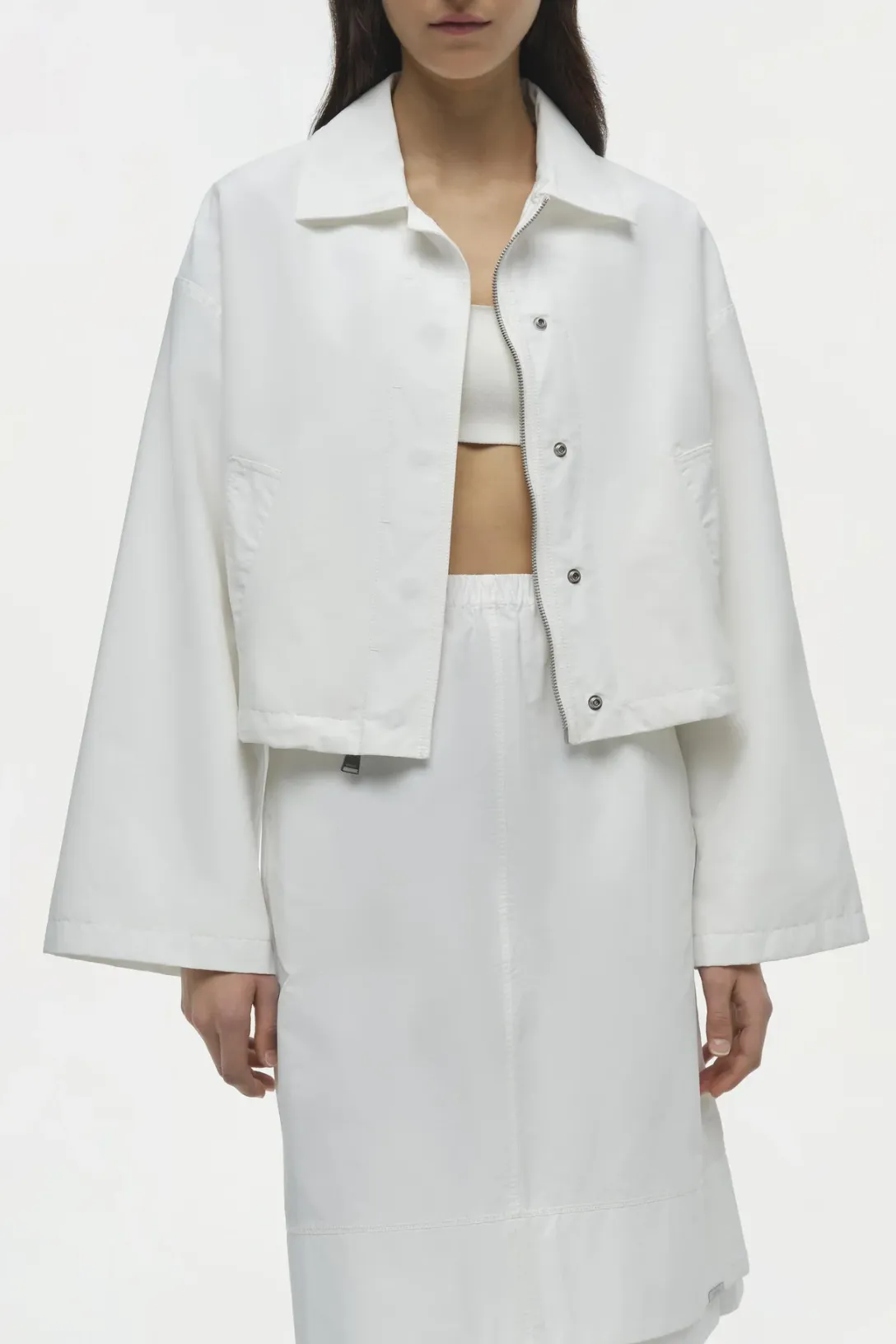 Everli Cotton Jacket | White