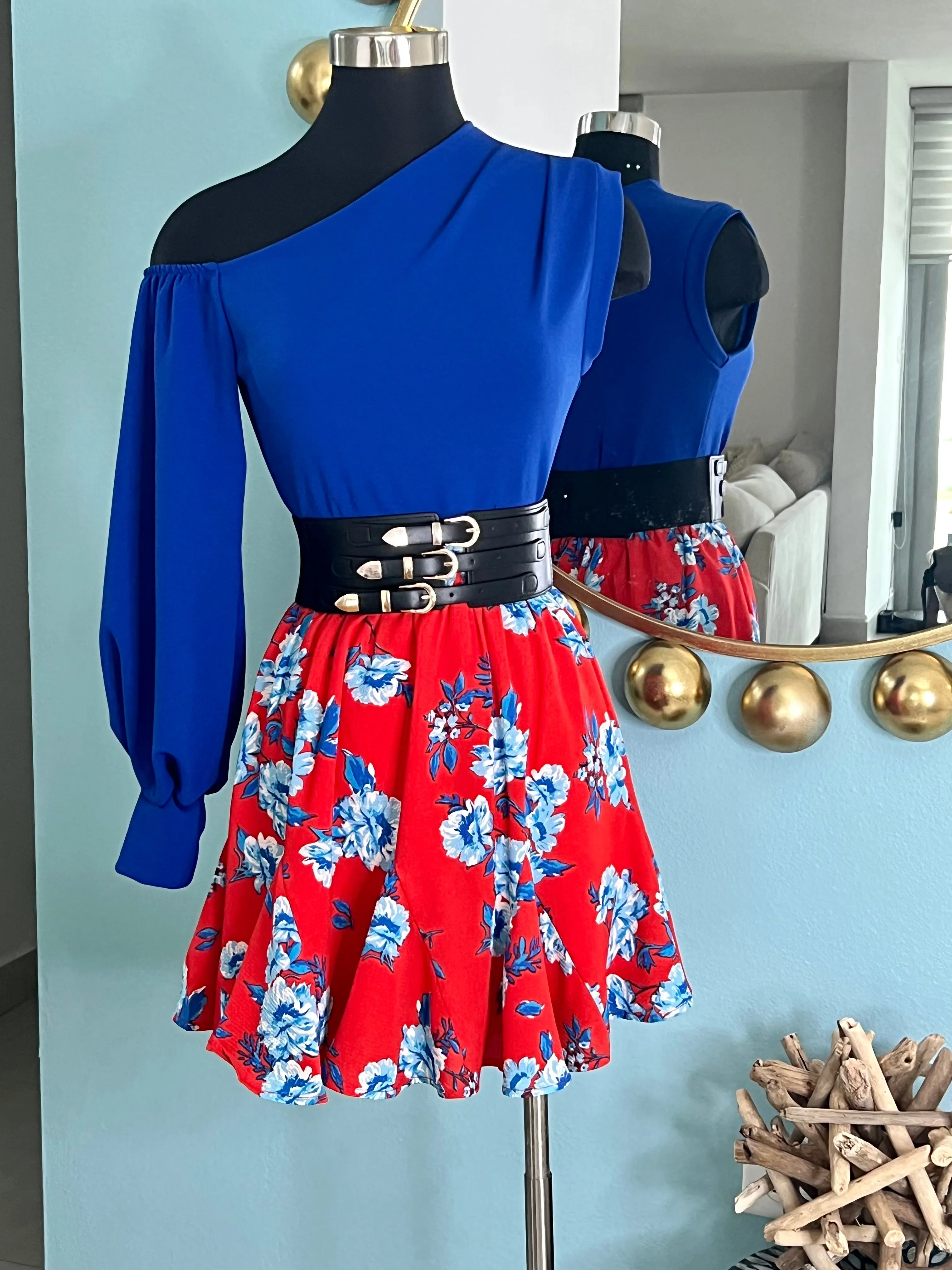 Floral Mini Skirt