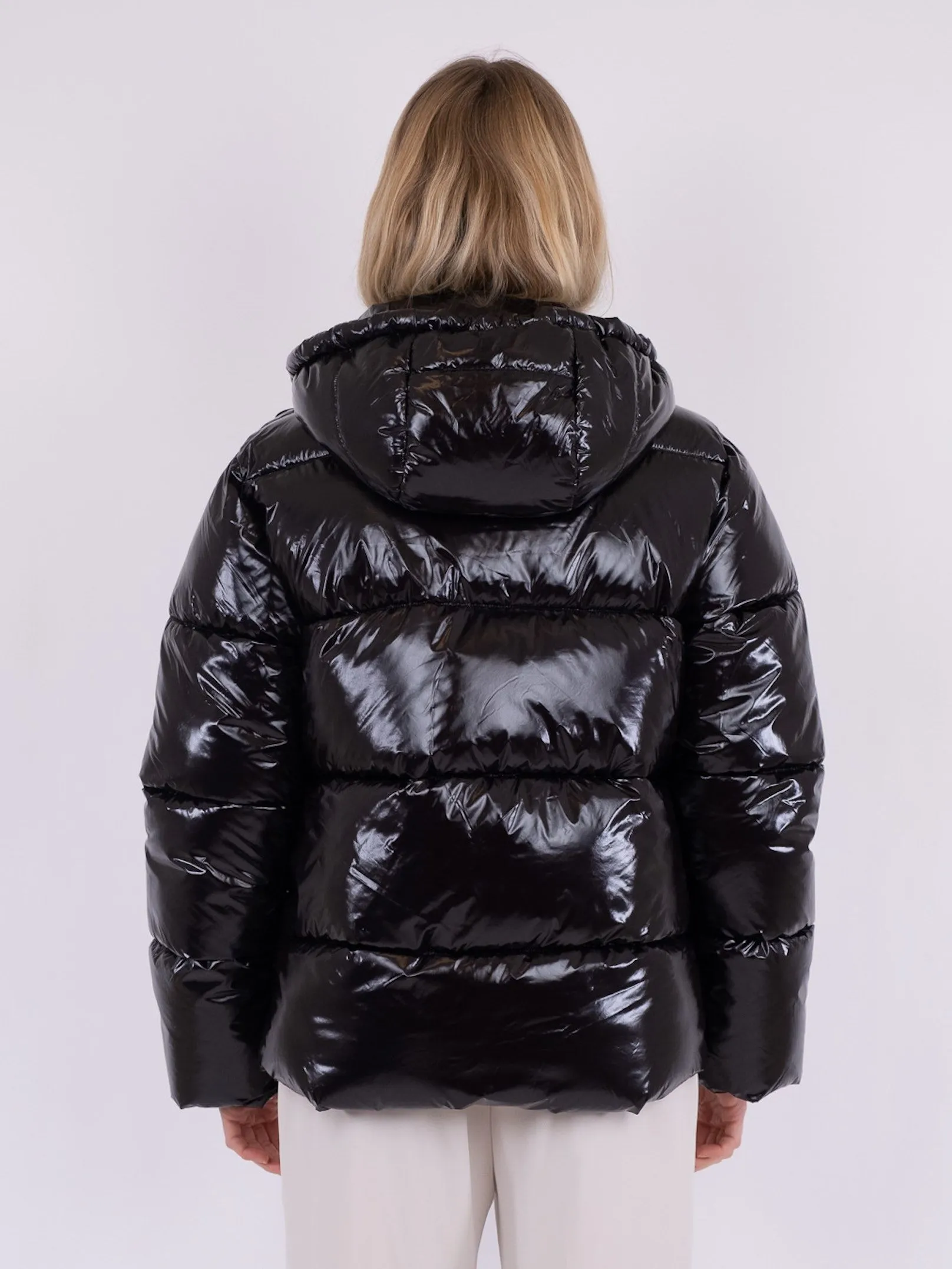 Fox Shine Puffer Jacket - Black