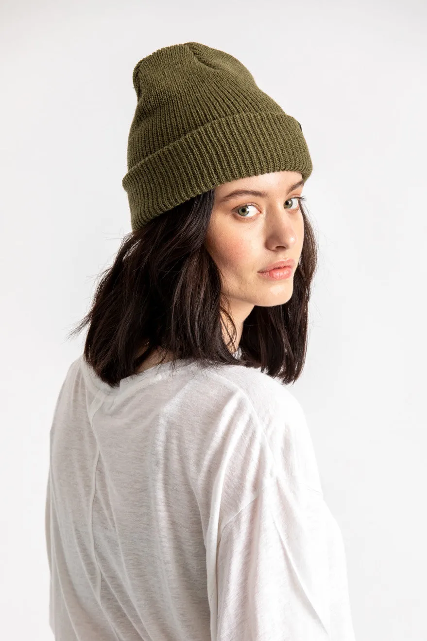 Heist Beanie - Washed Olive