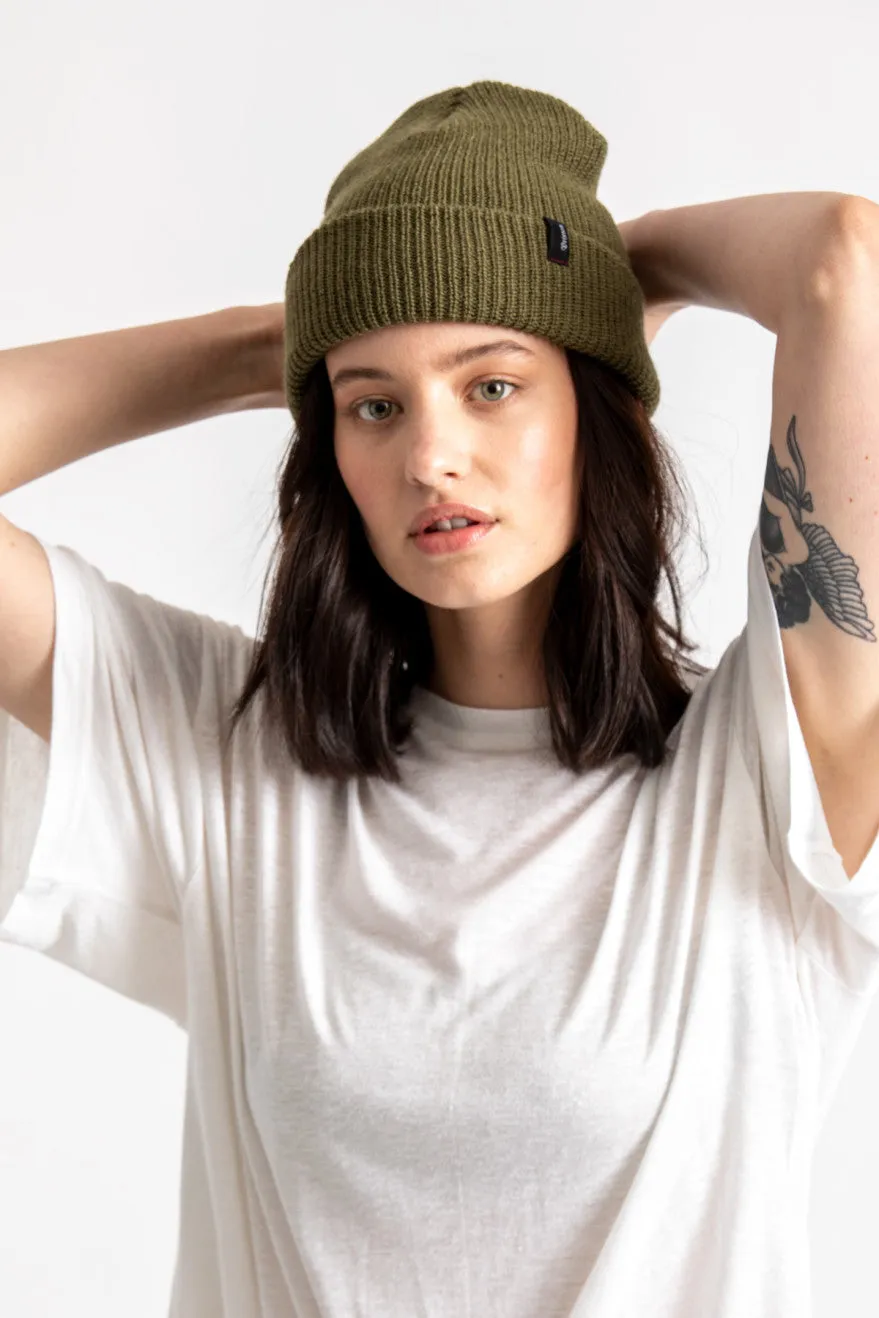 Heist Beanie - Washed Olive