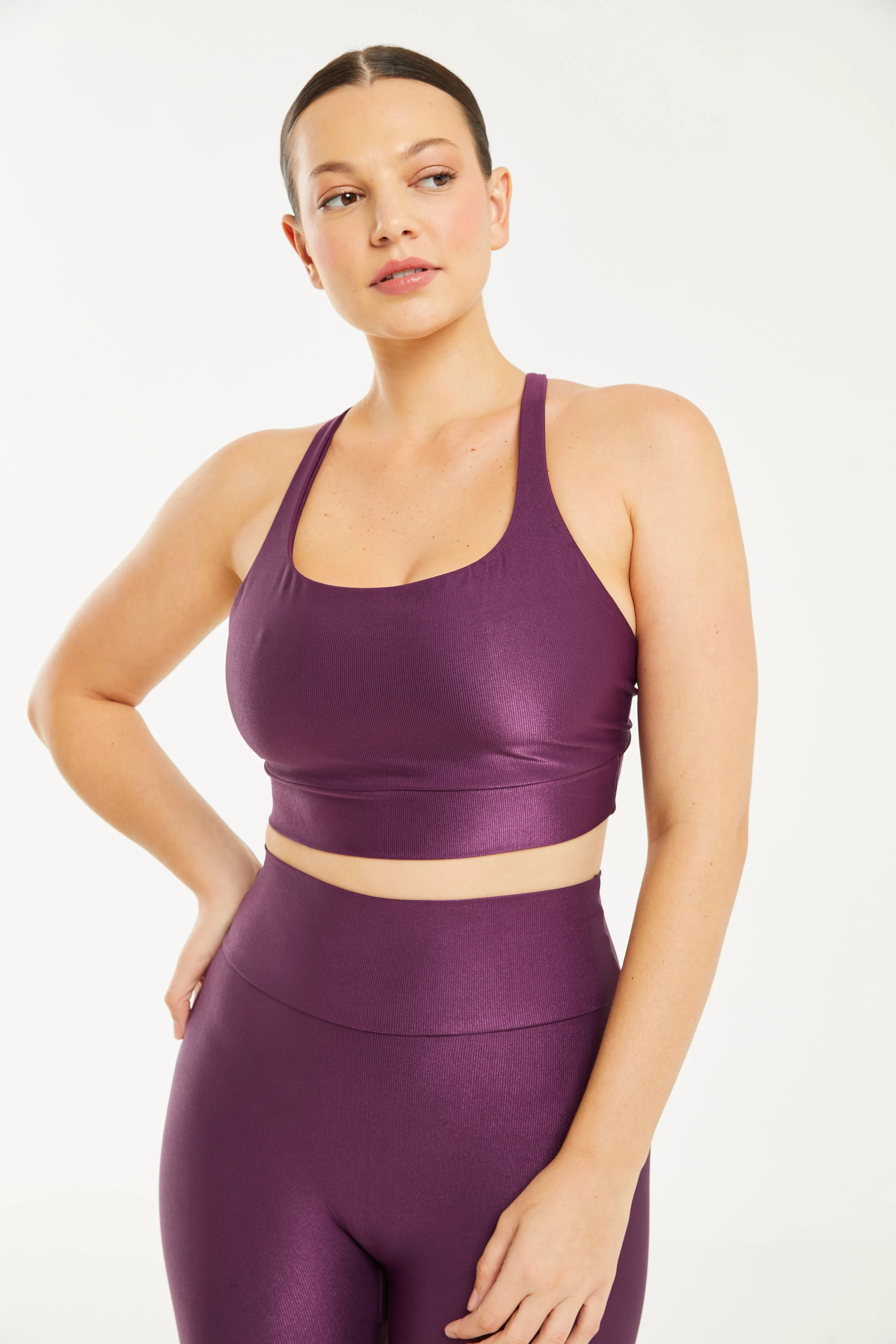 Hi-Shine Cross Tank Açaí