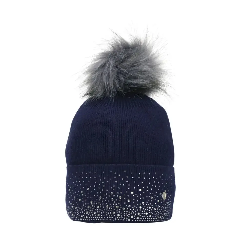 Hy Equestrian Synergy Diamante Bobble Hat