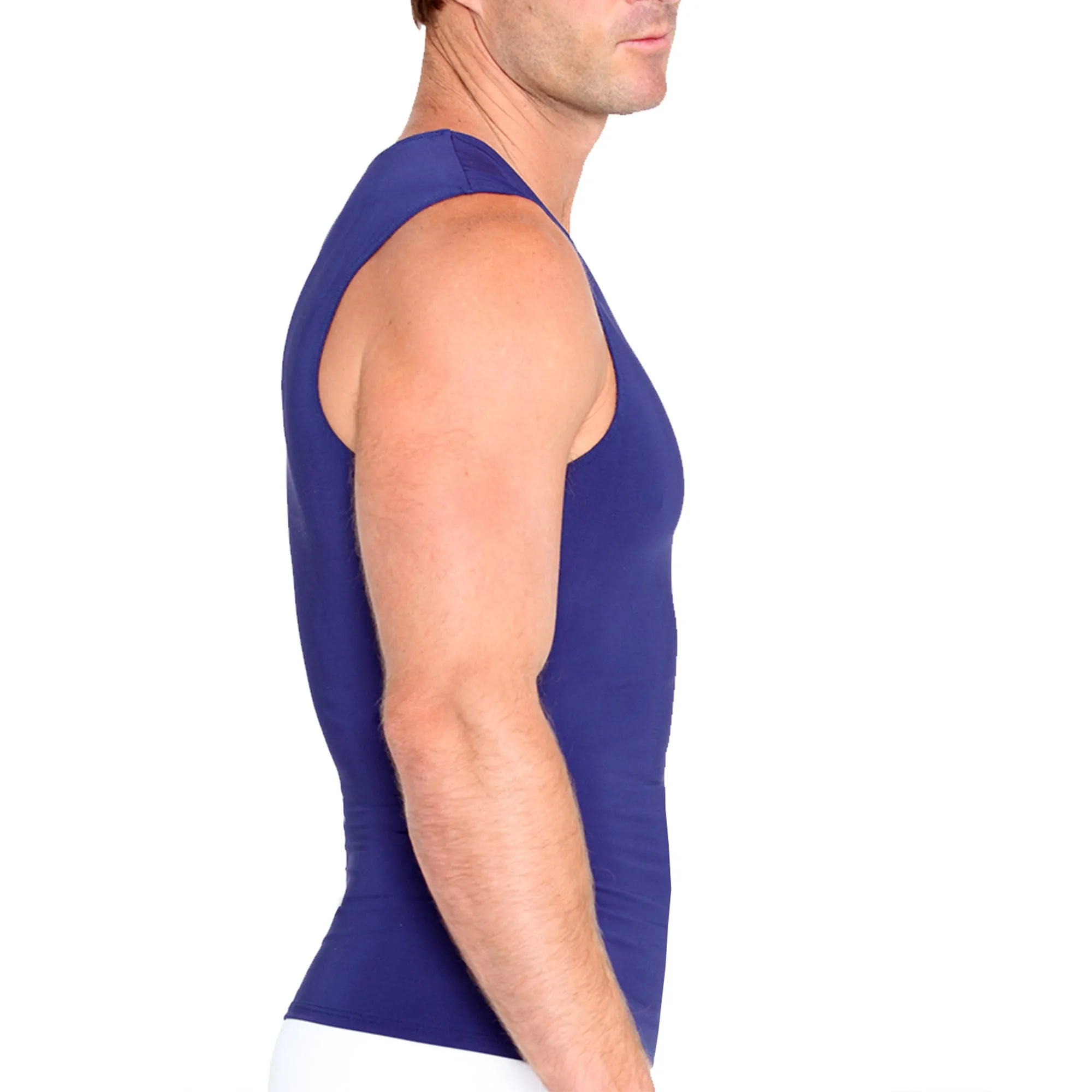 Insta Slim Big and Tall Compression Sleeveless Tank TS00N1BT by InstantFigure - InstaSlim - InstantRecoveryMD