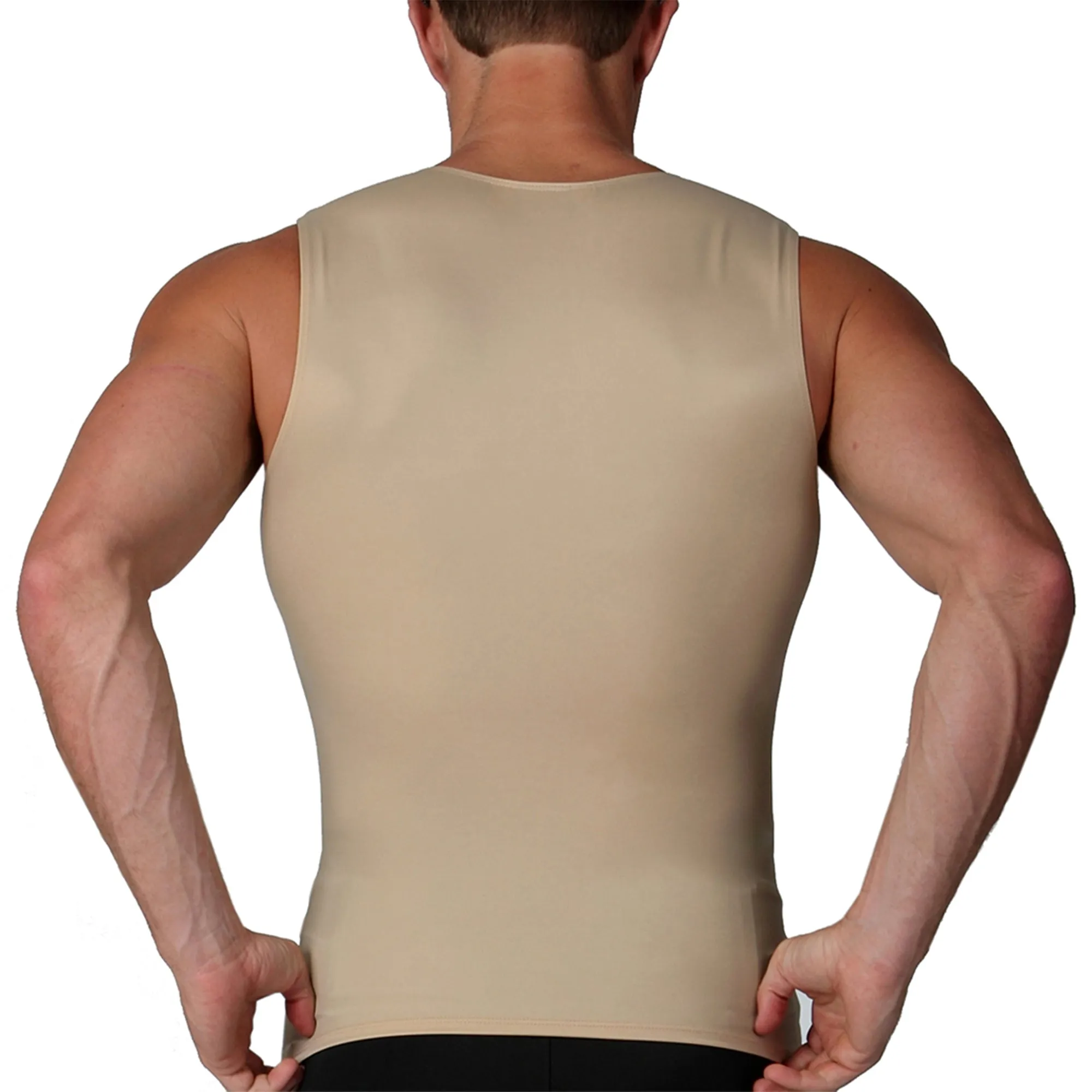 Insta Slim Compression Sleeveless Crew Neck Tank TS00N1 by InstantFigure - InstaSlim - InstantRecoveryMD