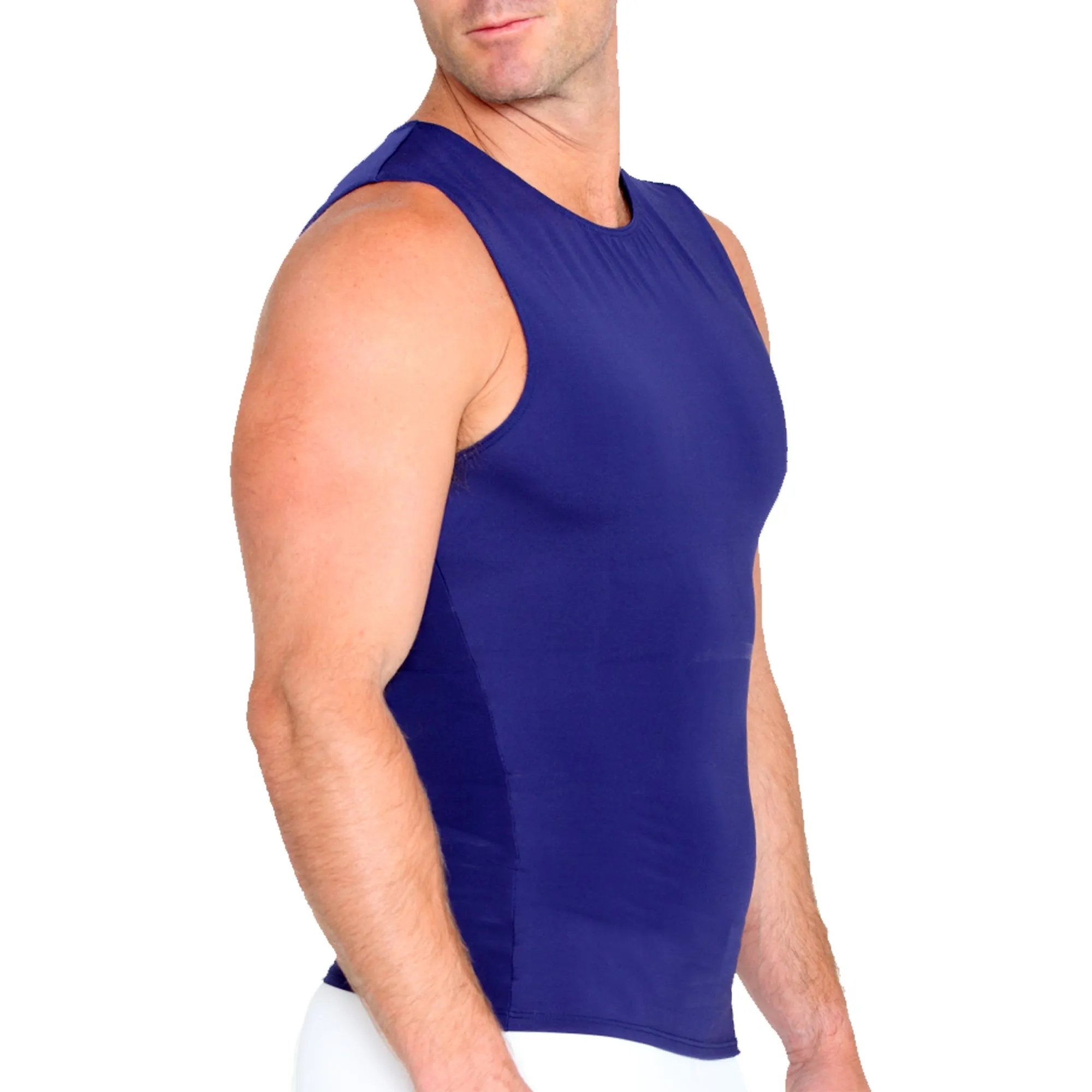 Insta Slim Compression Sleeveless Crew Neck Tank TS00N1 by InstantFigure - InstaSlim - InstantRecoveryMD